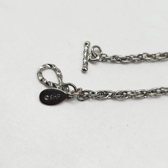 Vintage Stanhome Stanley Home Products Antiqued Rosettes Pendant No. 3828 - Picture 3 of 7